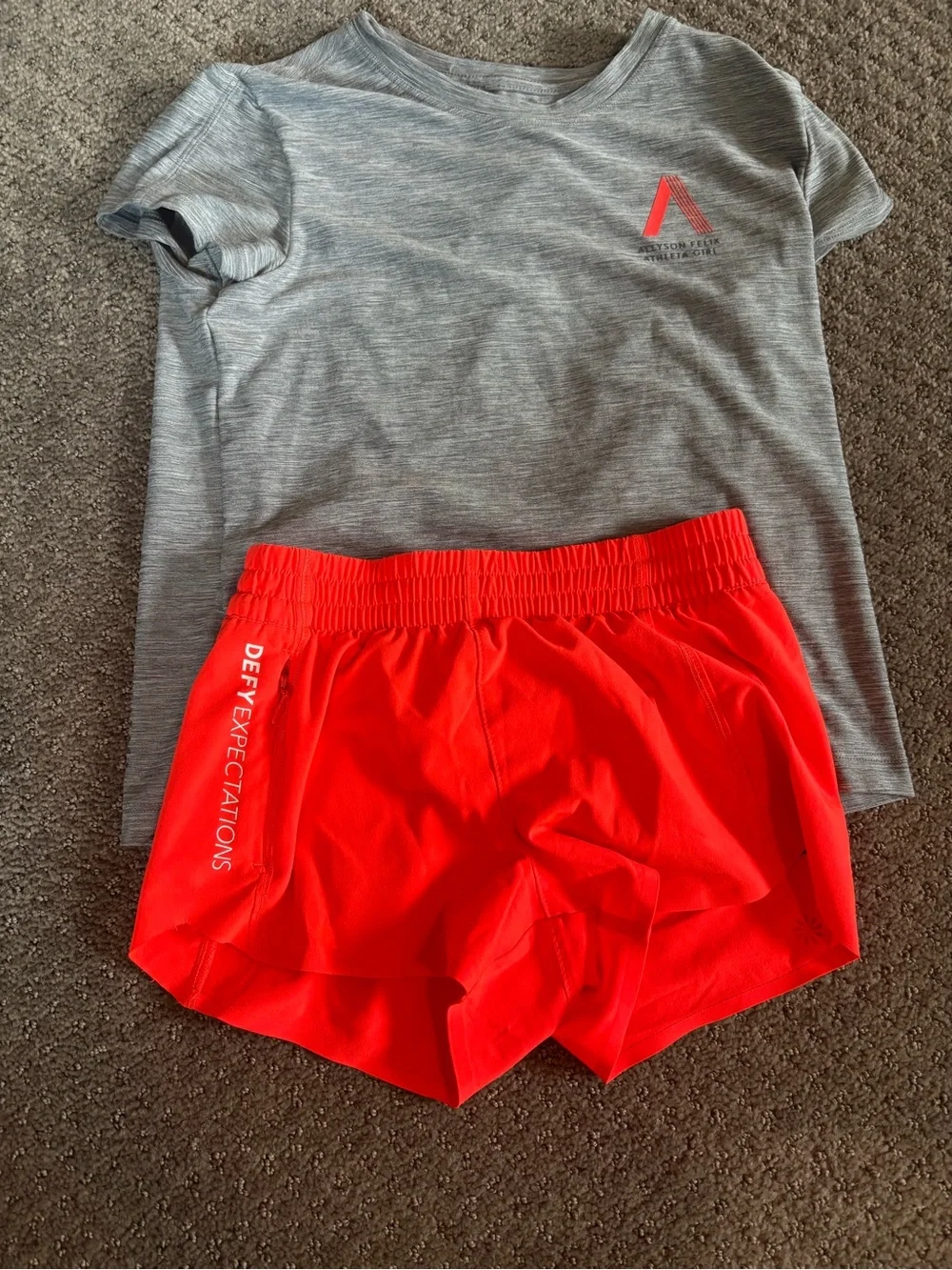 Athletic Red Women’s Running Shorts